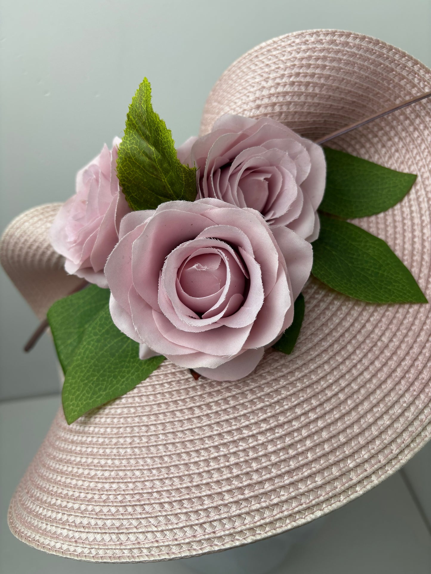 Bespoke Rose Bloom Pink Fascinator