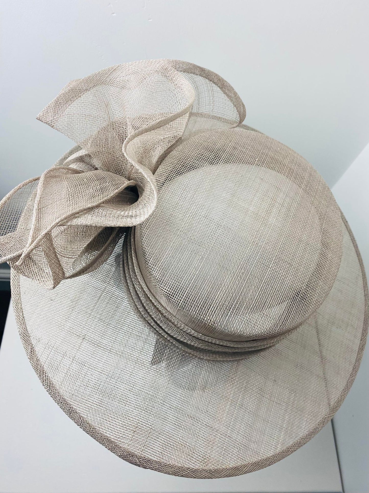 Bespoke Ophelia Mink Sinamay Hat