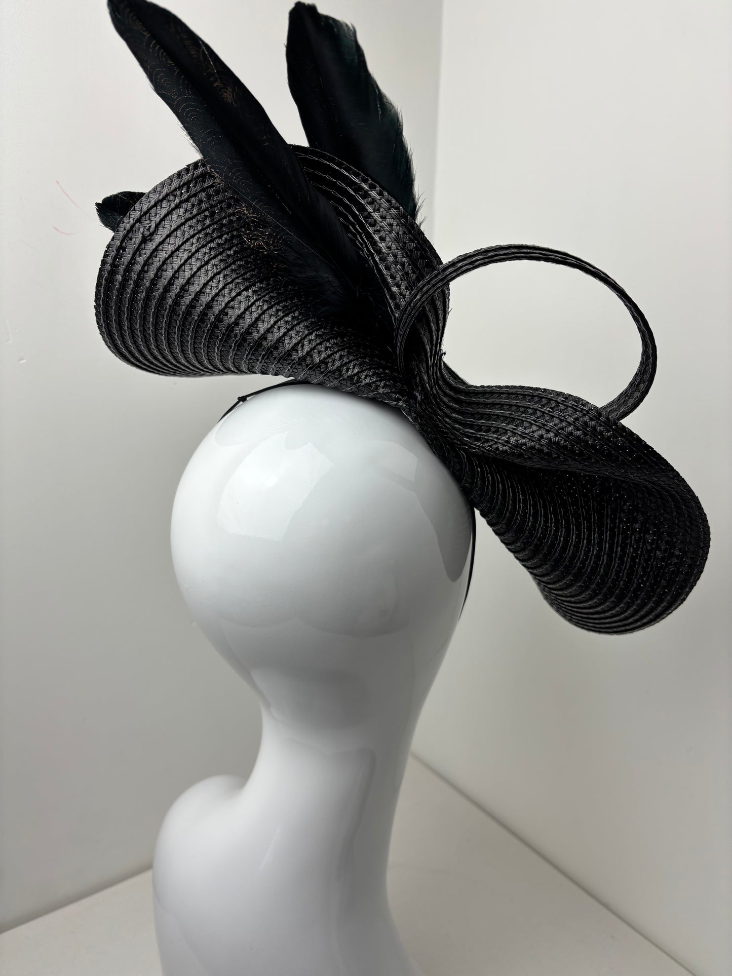 Bespoke Black and Gold Woven Hatinator
