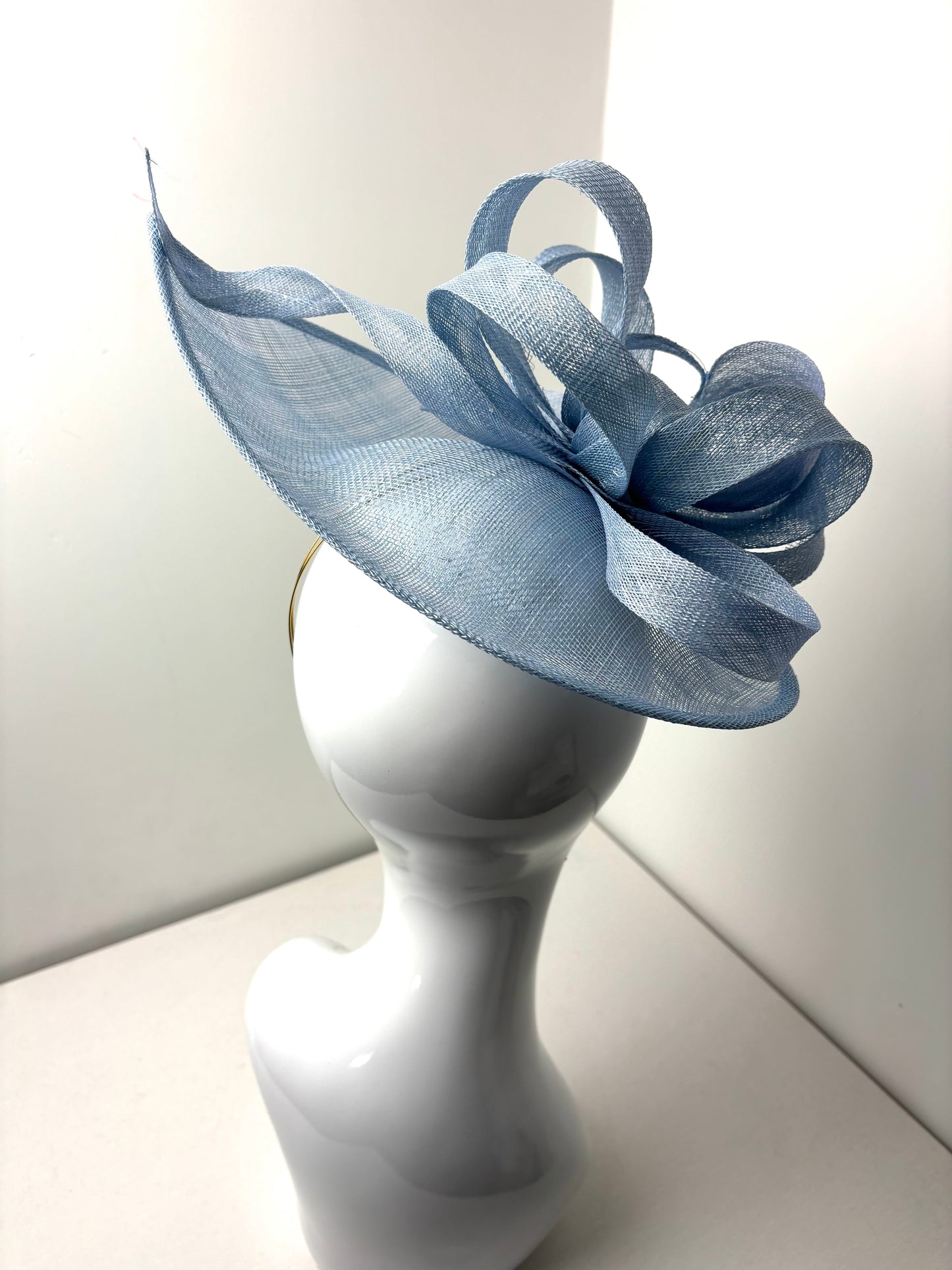 The Chatton Powder Blue Sinamay Fascinator