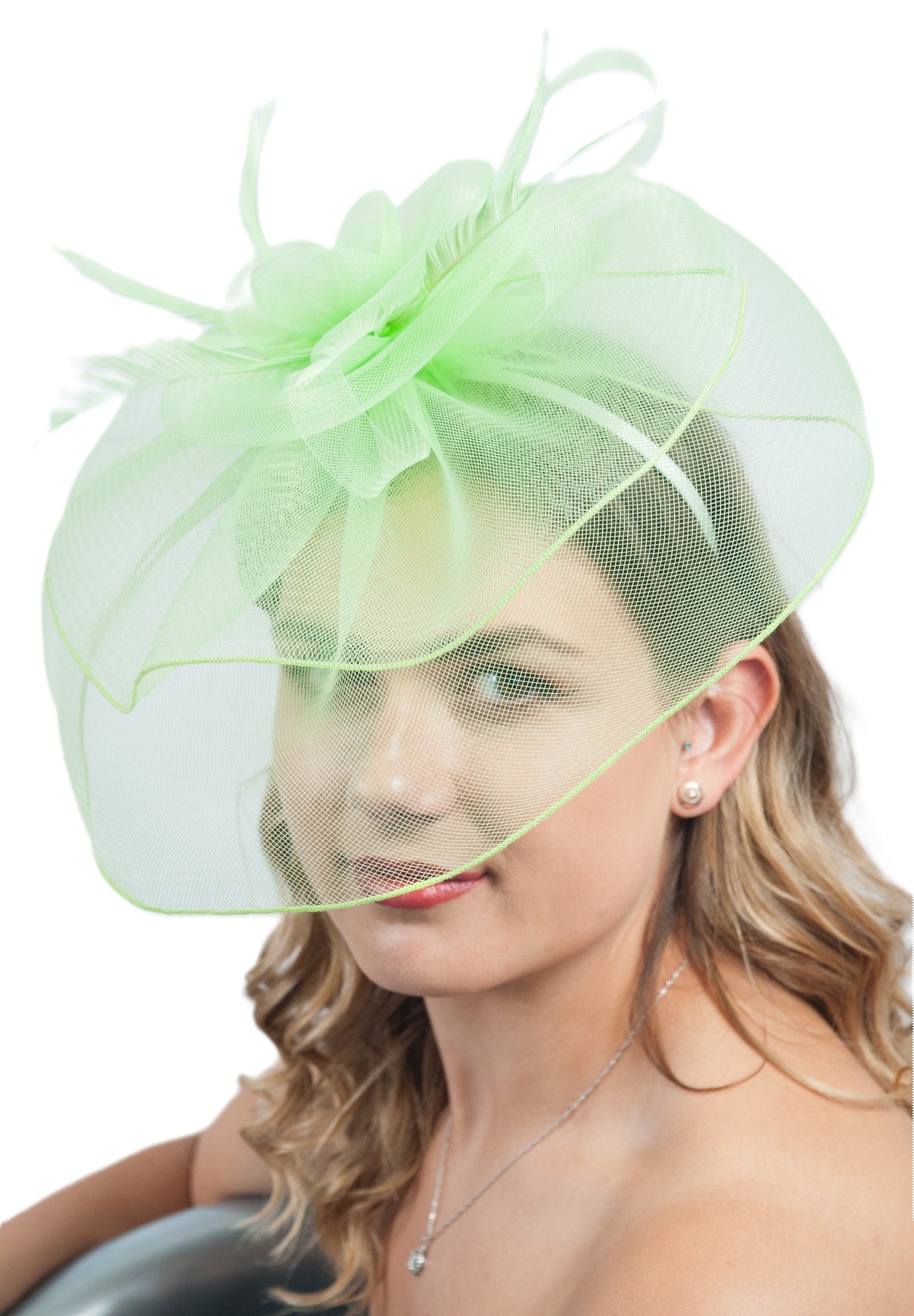 Green Fascinators