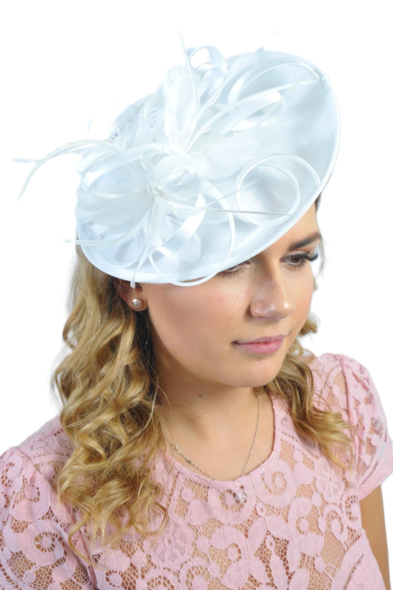 White Fascinators