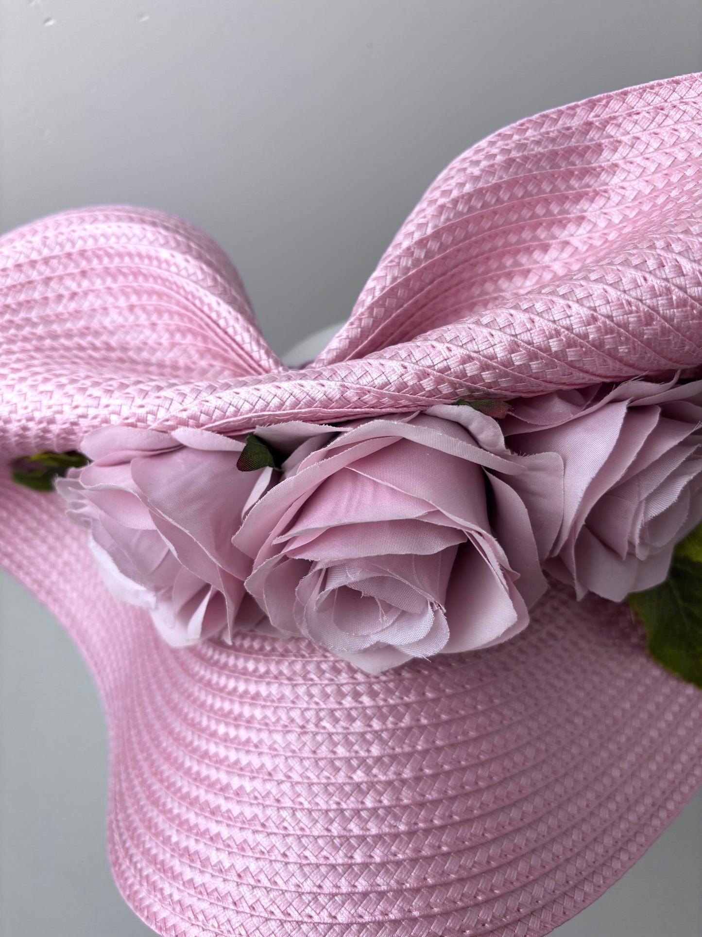 The Alnwick Rose – Pink Sculptural Headpiece