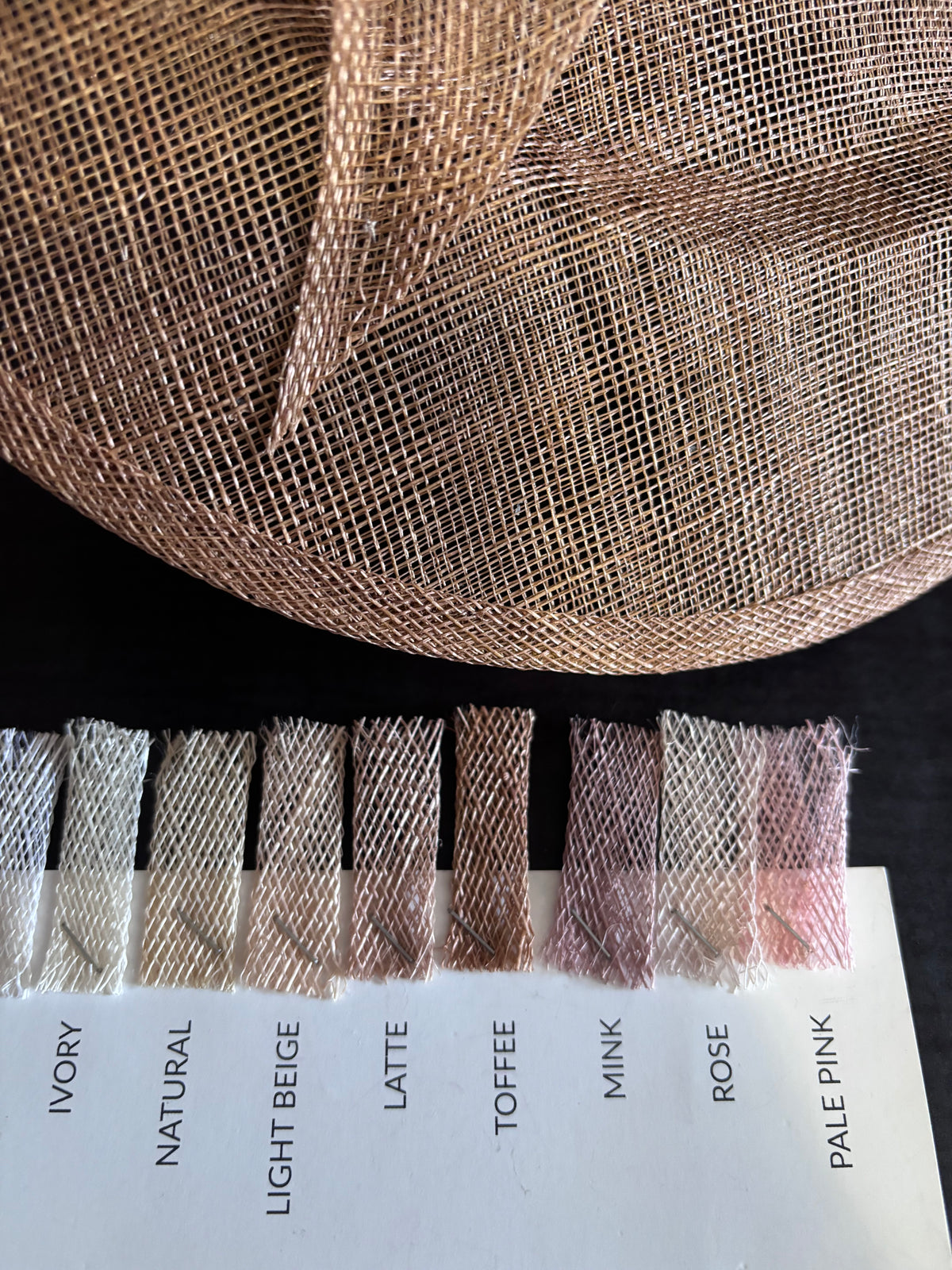 The Morpeth Bespoke Toffee Bow Fascinator