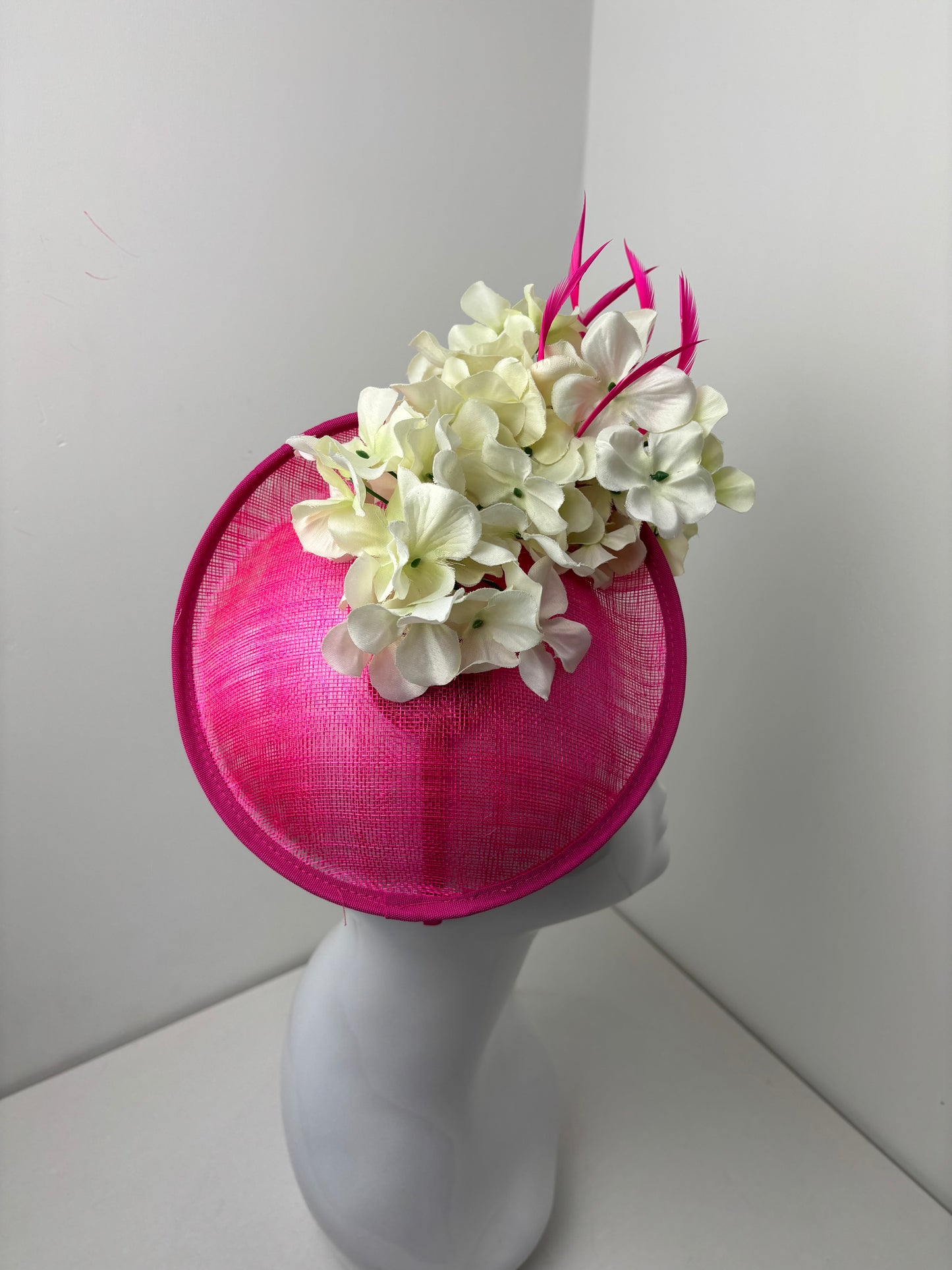 Bespoke Ophelia Pink Floral Fascinator
