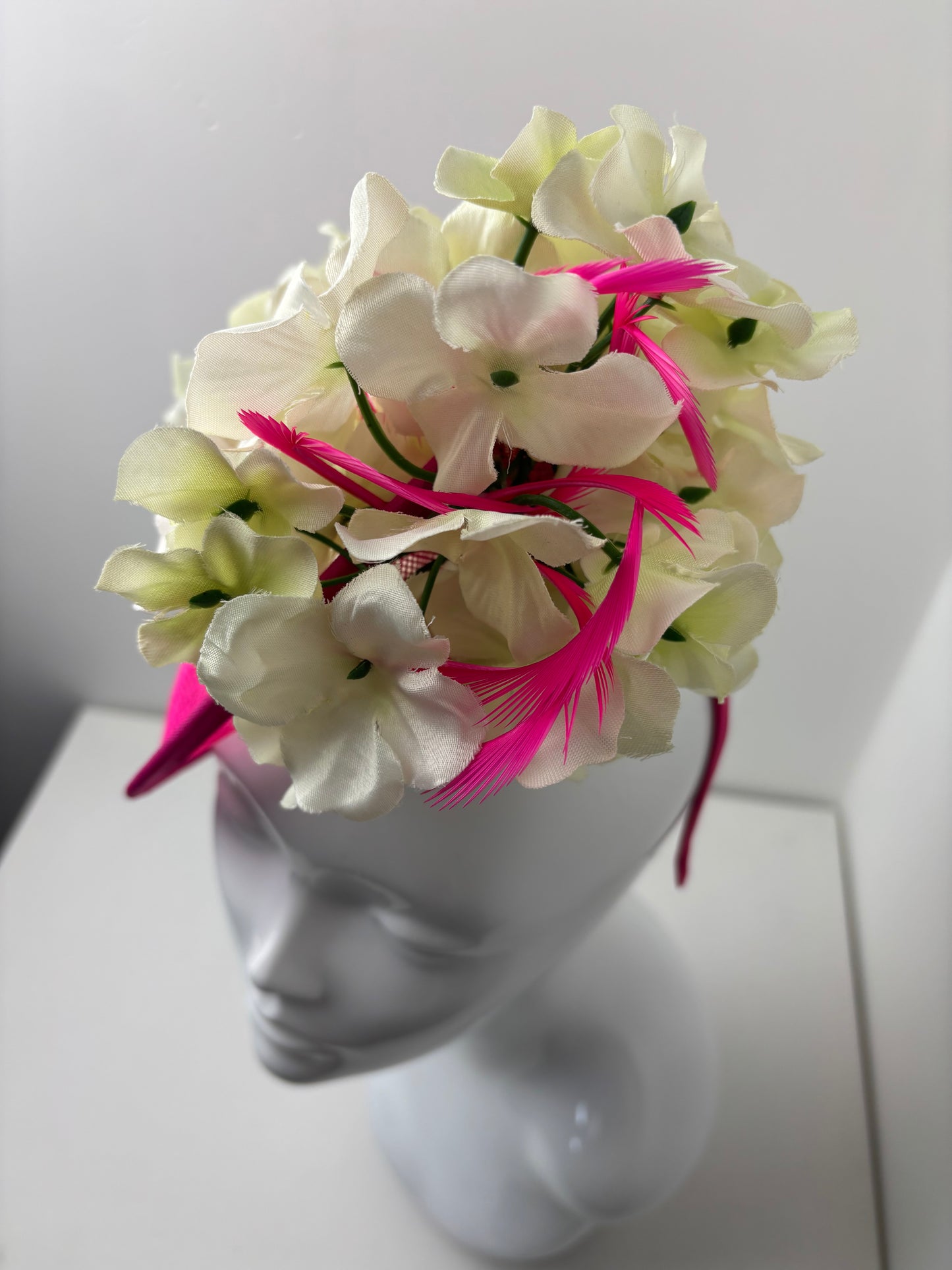 Bespoke Ophelia Pink Floral Fascinator