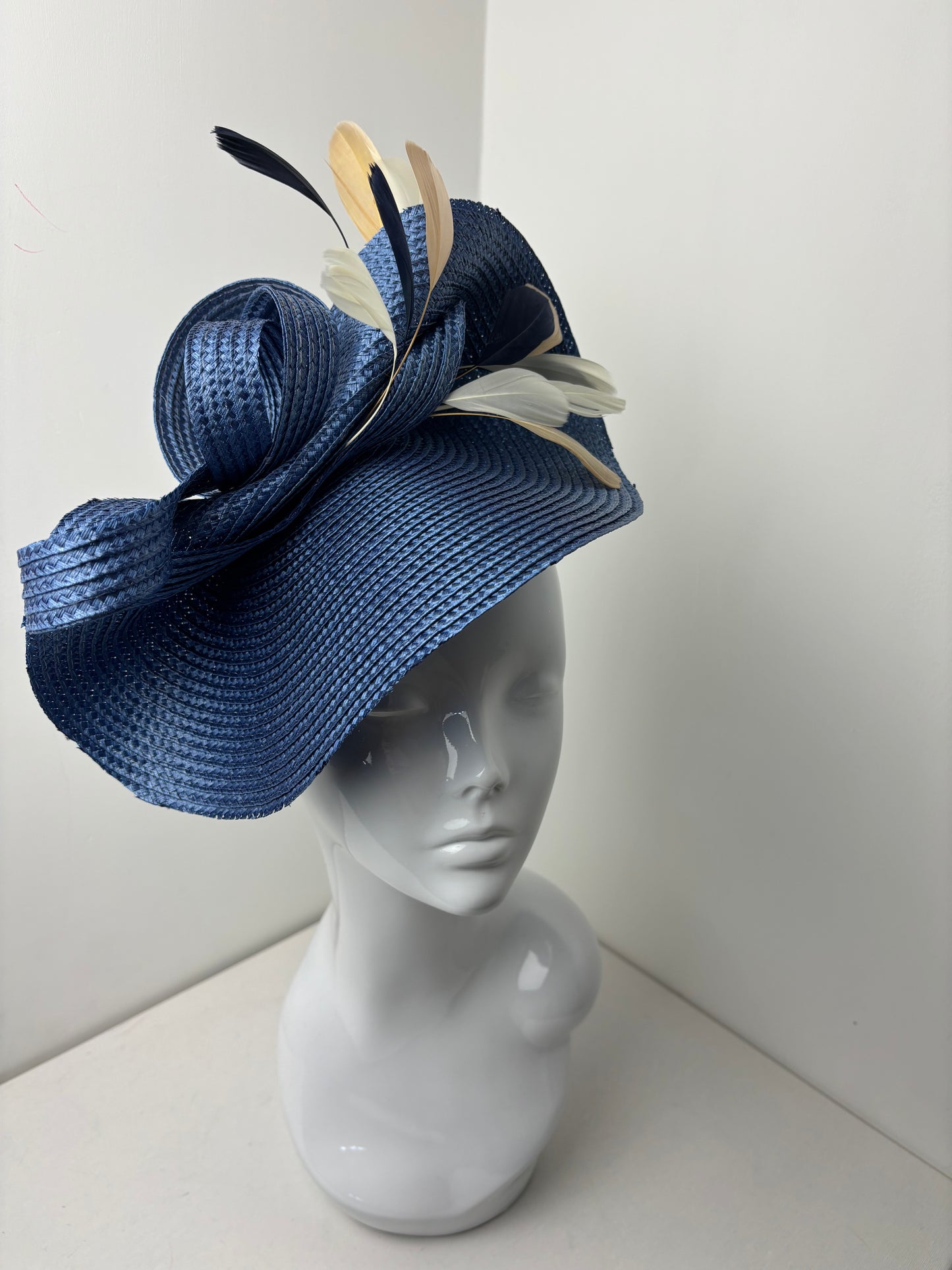 Bespoke Navy Woven Hatinator