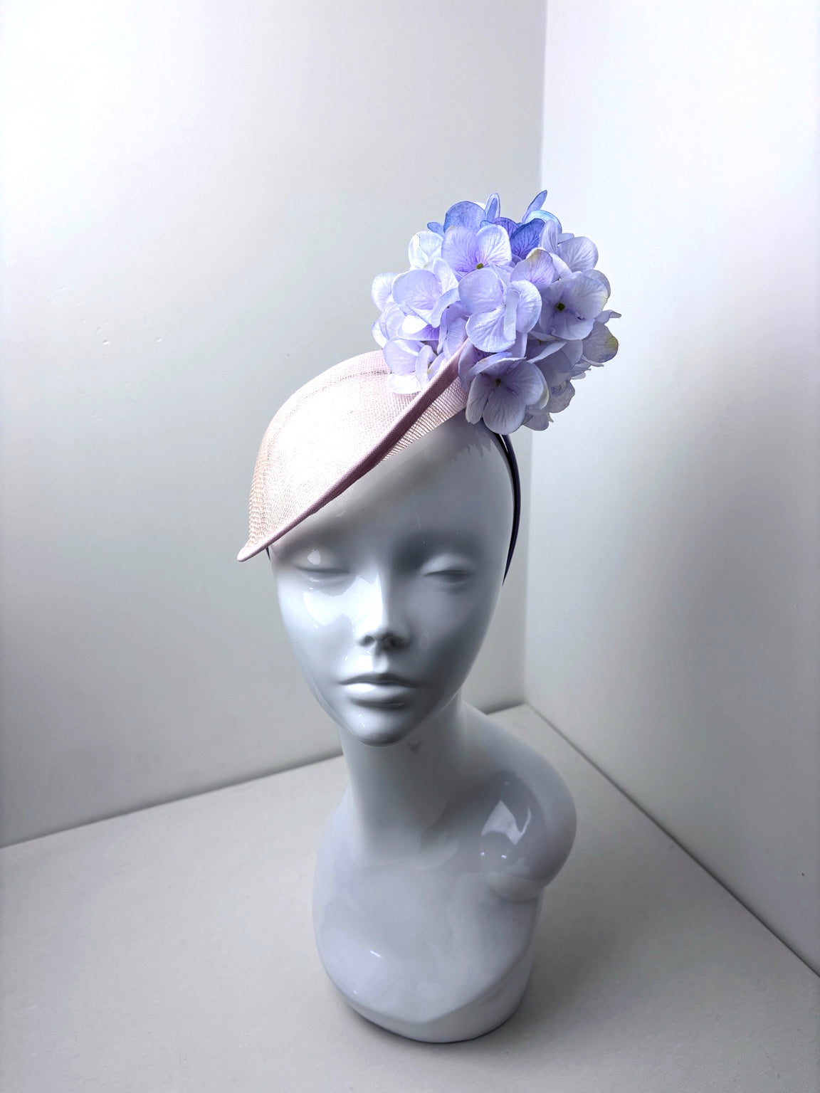 The Lilac Bloom – Pale Pink & Lavender Floral Fascinator
