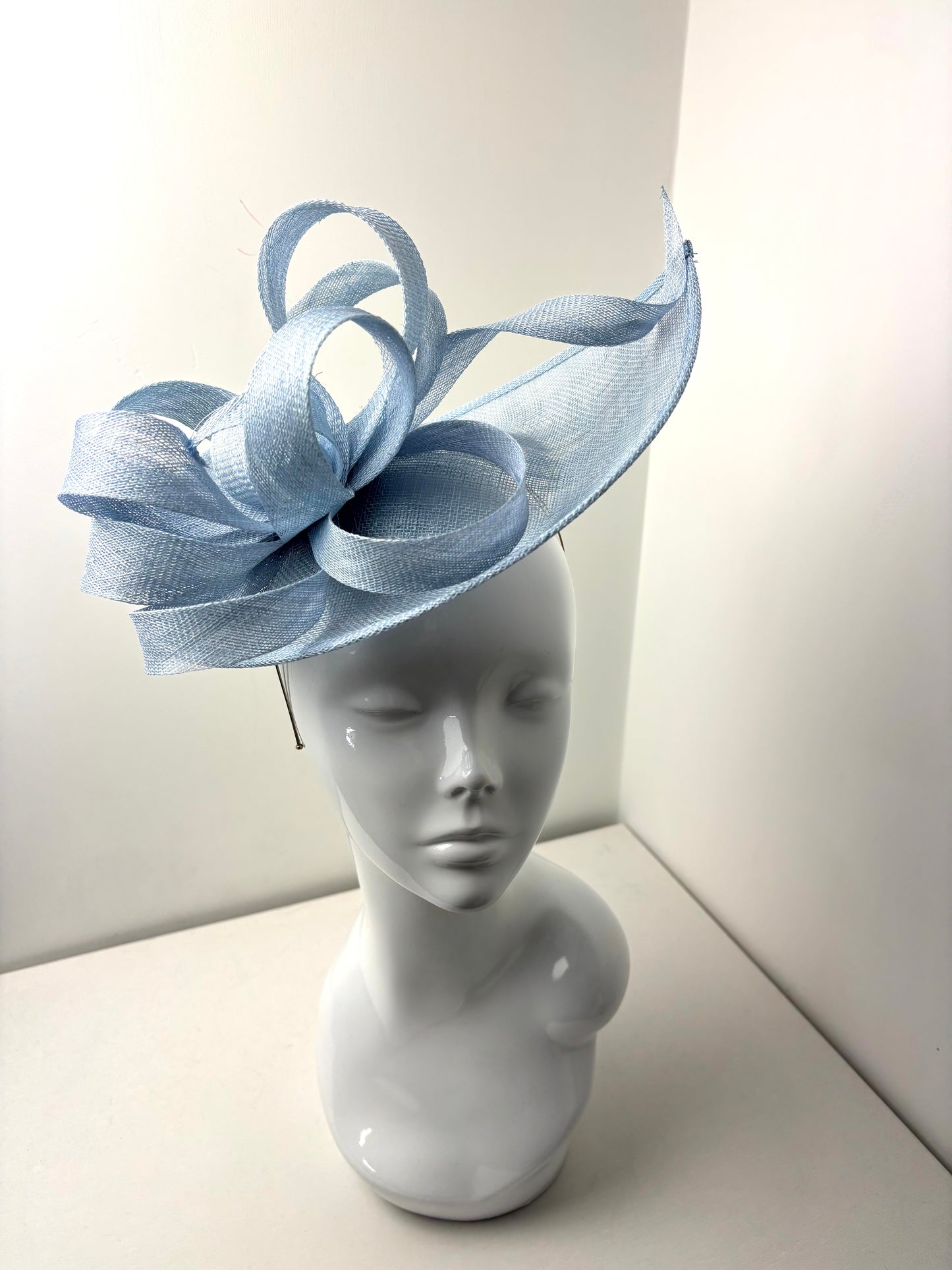 The Chatton Powder Blue Sinamay Fascinator