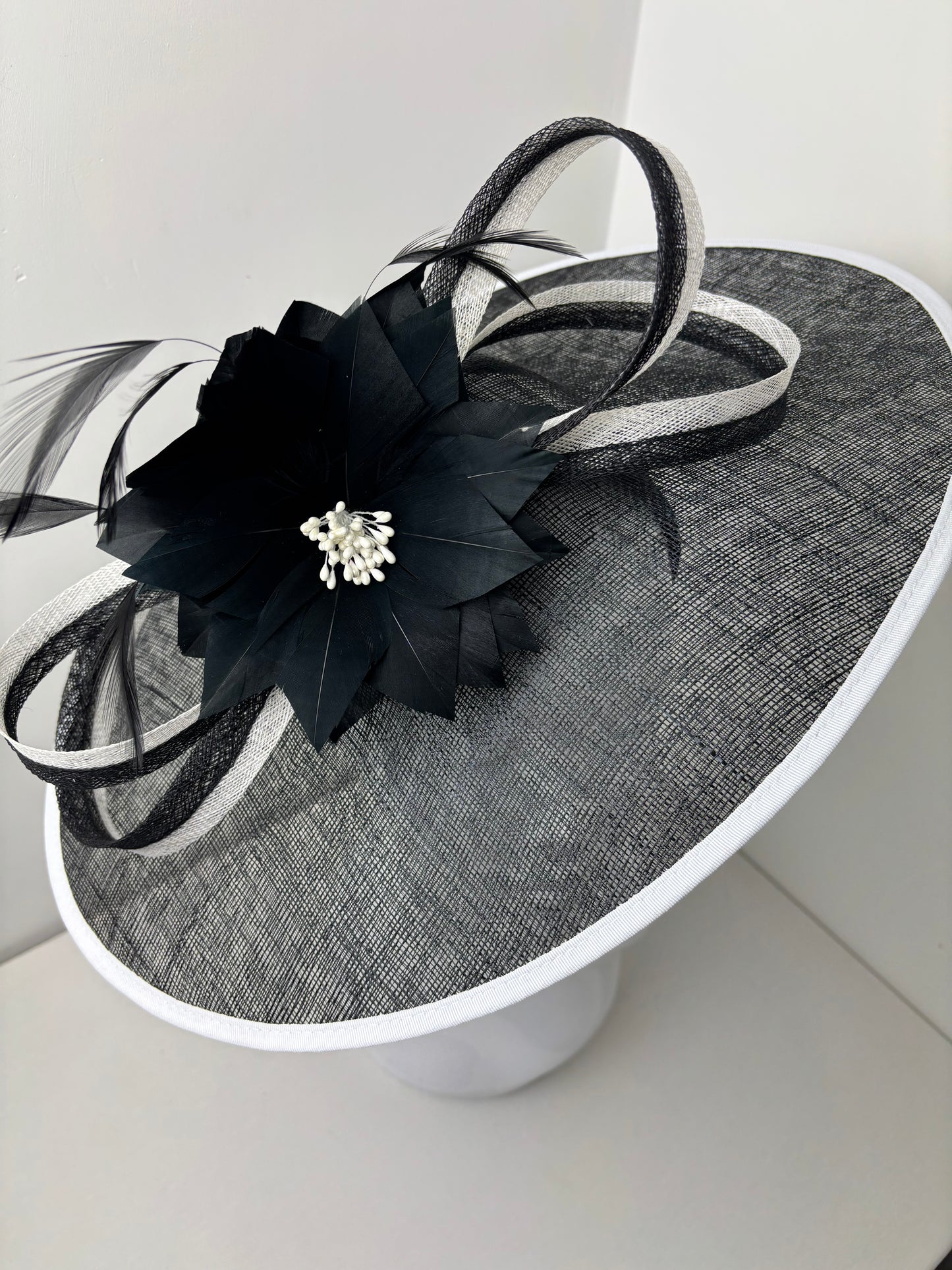 Oversized Large Black and White Hatinator