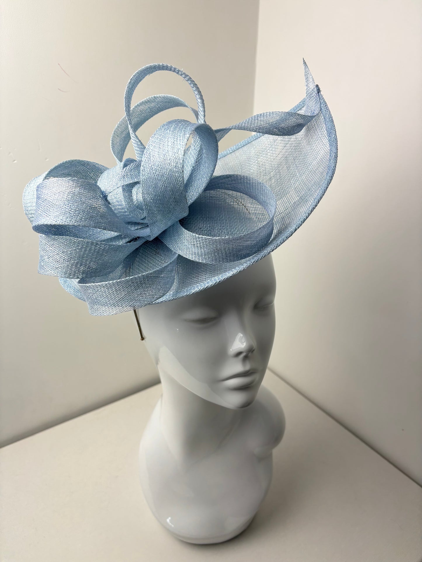 The Chatton Powder Blue Sinamay Fascinator