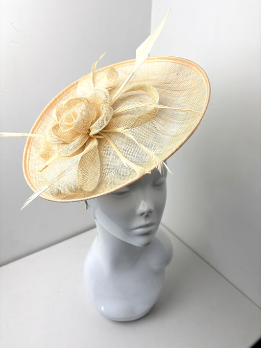 Eternal Cream Round Fascinator