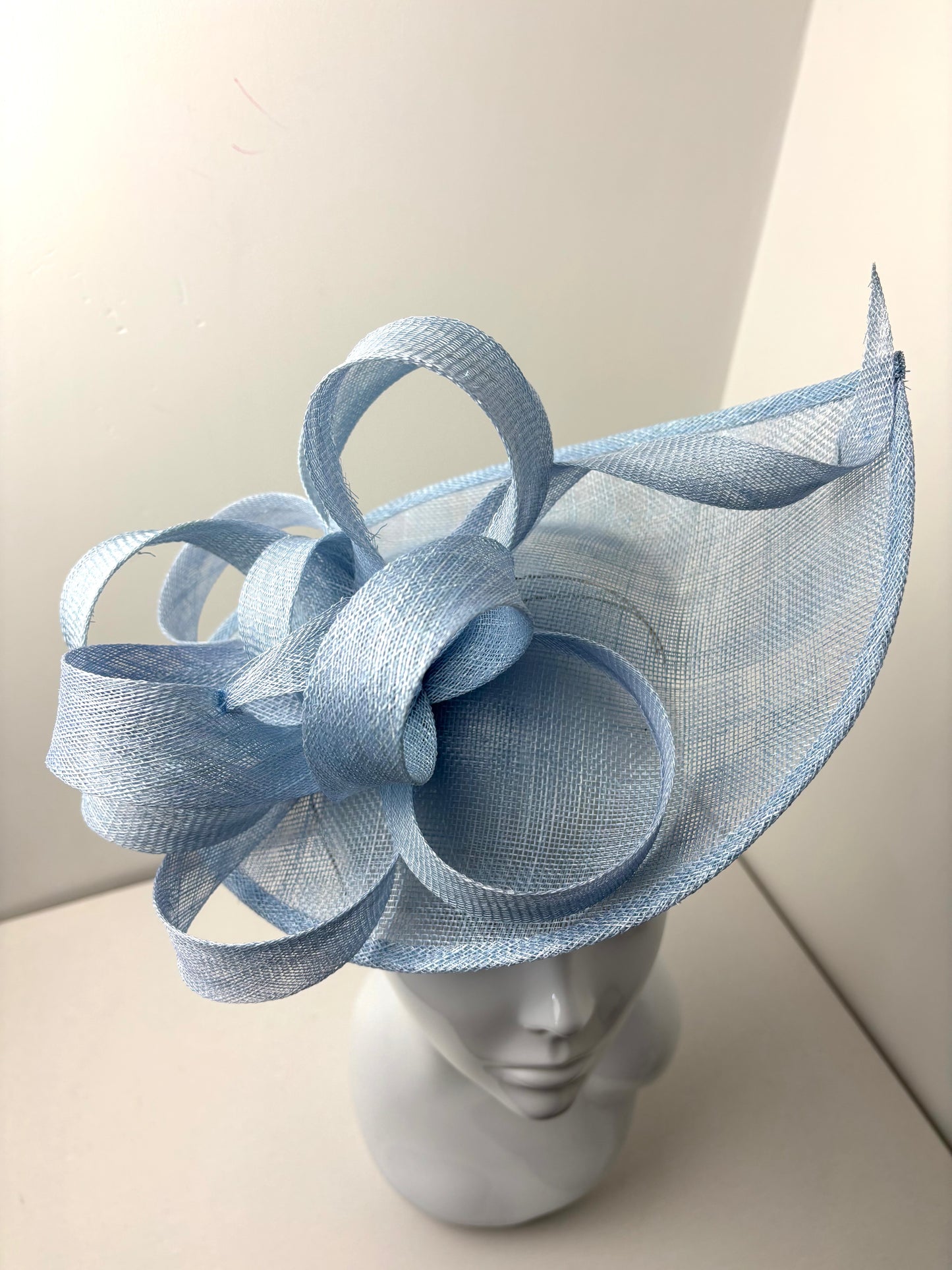 The Chatton Powder Blue Sinamay Fascinator