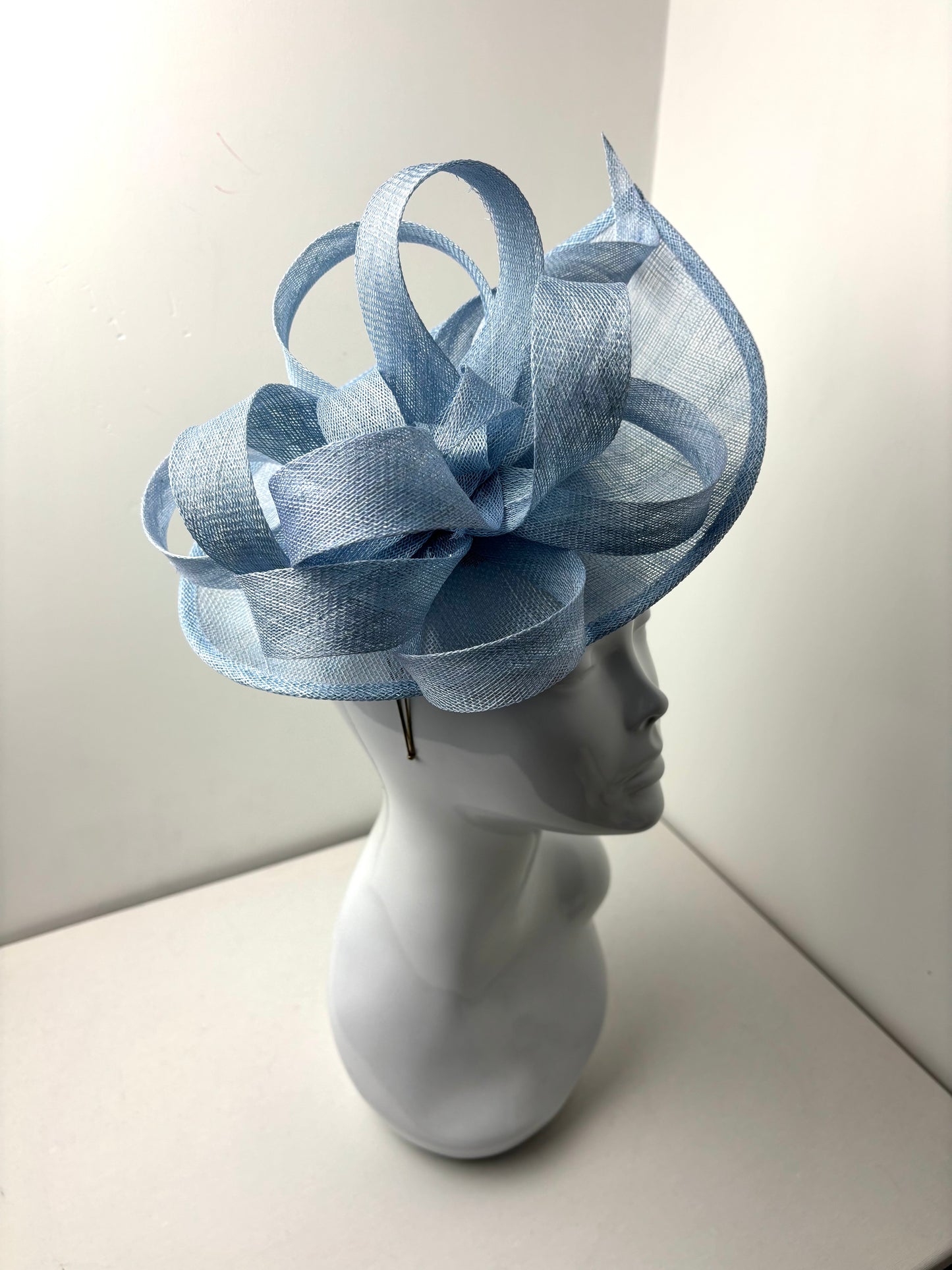 The Chatton Powder Blue Sinamay Fascinator