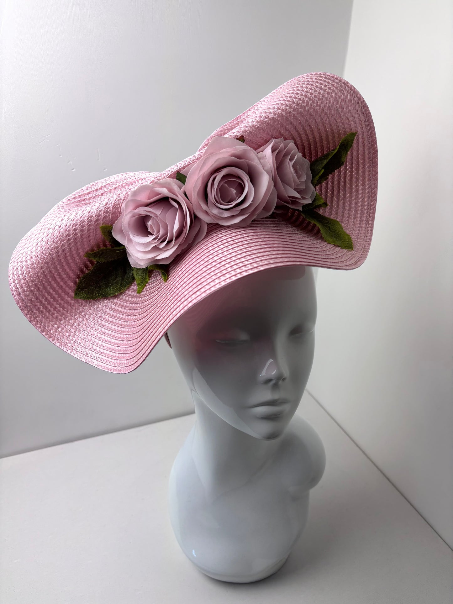 The Alnwick Rose – Pink Sculptural Headpiece
