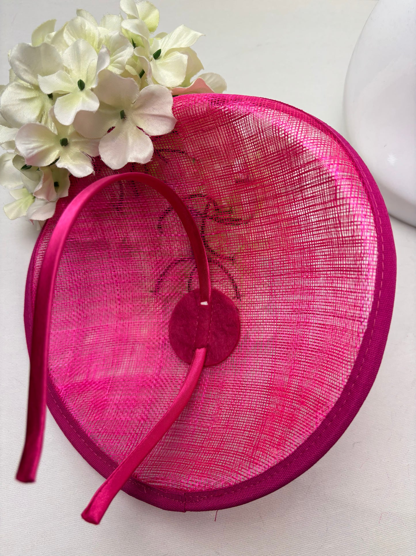 Bespoke Ophelia Pink Floral Fascinator