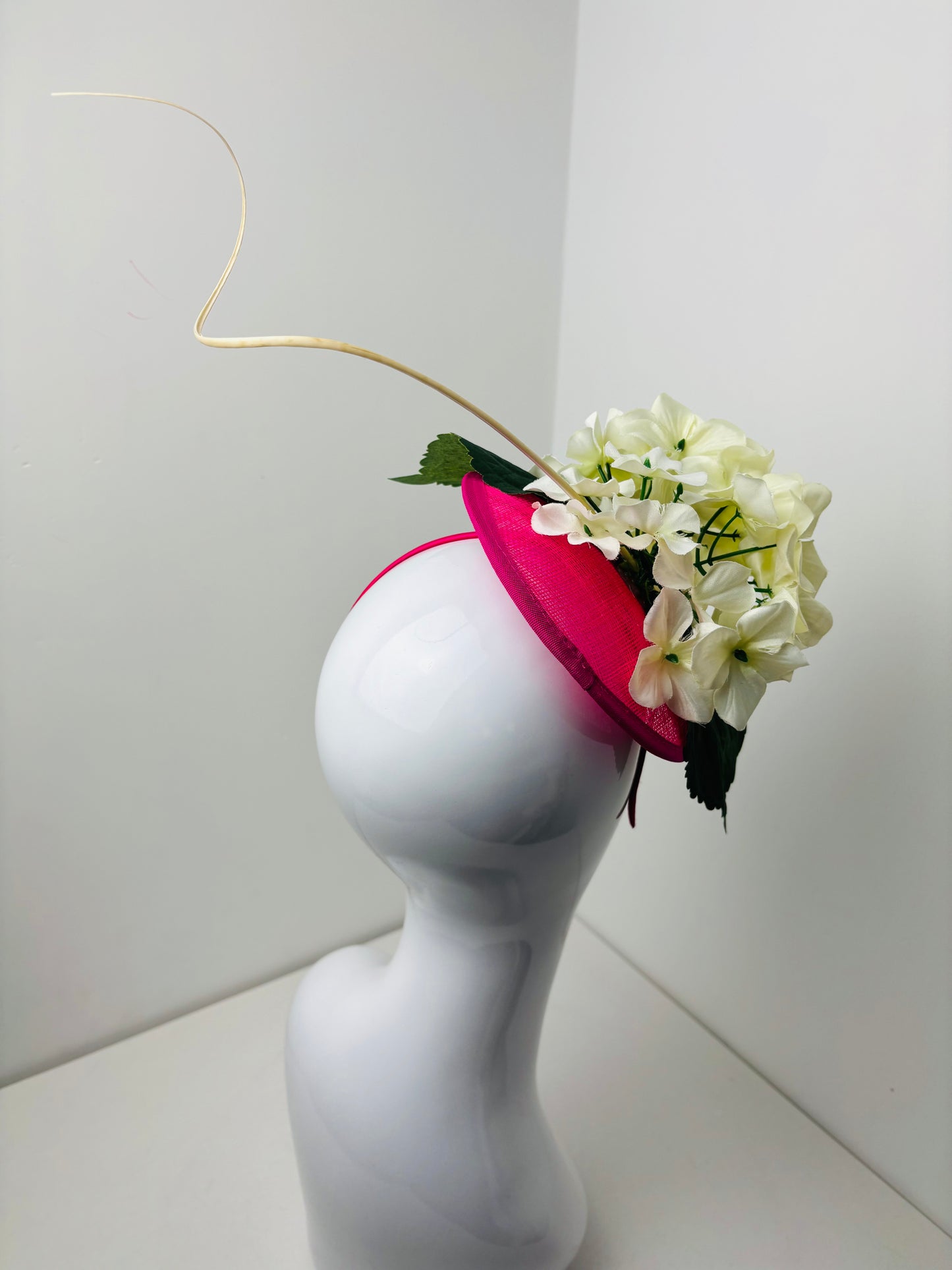 Bespoke Pink Floral Fascinator