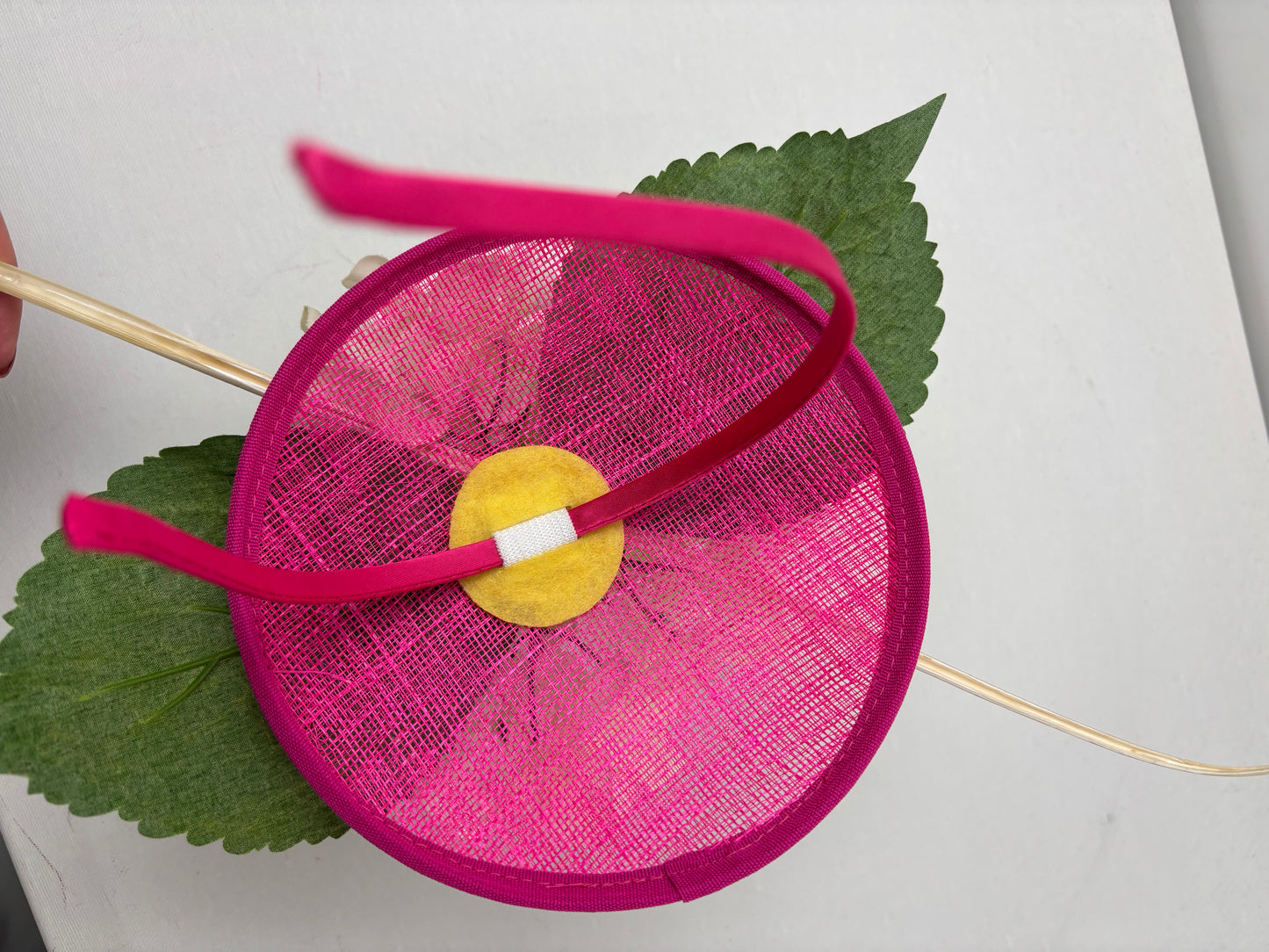 Bespoke Cream Floral Quill Fascinator